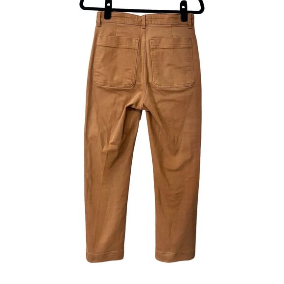 Everlane The Slim-Leg Crop in Tawny Brown, Size 2 - Picture 3 of 9